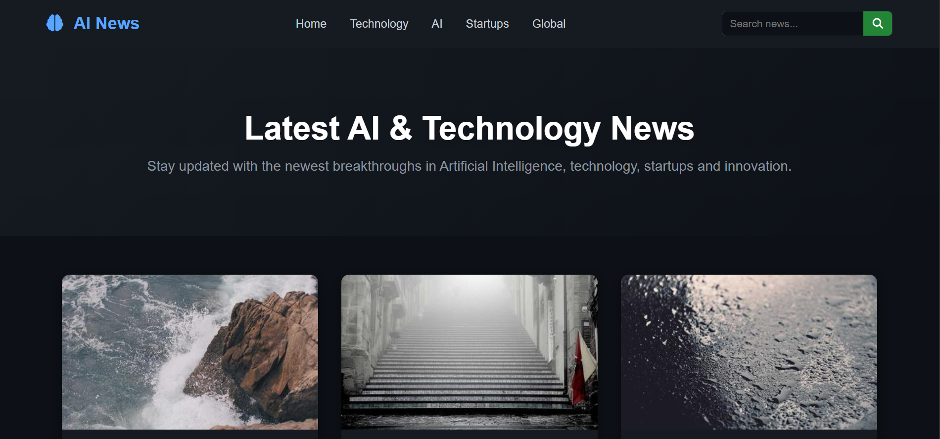 AI News Analyzer screenshot