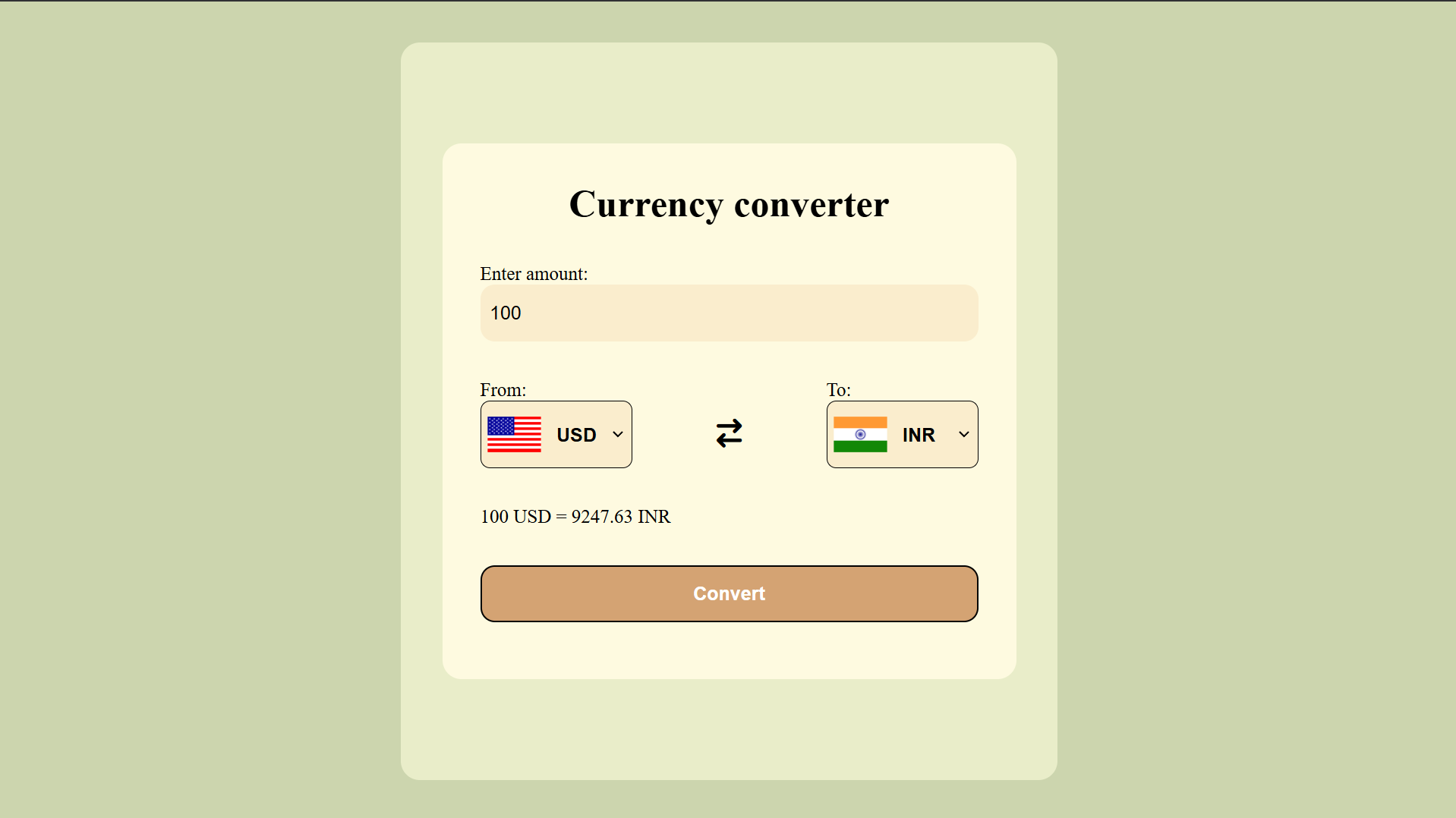 Currency Converter screenshot