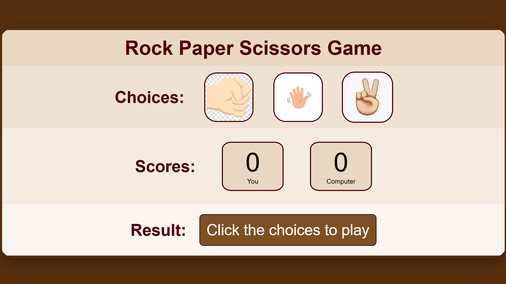 Rock Paper Scissors screenshot